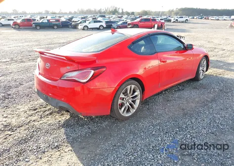 2013 Hyundai Genesis 3.8 Track z USA, uszkodzony, nr VIN KMHHU6KJ1DU112624
